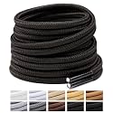 Handshop 2 Pairs Round Boots Shoelaces, Heavy Duty Outdoor Shoe Laces