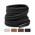 Handshop 2 Pairs Round Boots Shoelaces, Heavy Duty Outdoor Shoe Laces