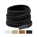 Handshop 2 Pairs Round Boots Shoelaces, Heavy Duty Outdoor Shoe Laces