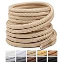 Handshop 2 Pairs Round Boots Shoelaces, Heavy Duty Outdoor Shoe Laces