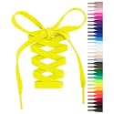 Handshop Flat Shoelaces 5/16", 31 Colors in 36"-72" Shoe Laces For Sneakers