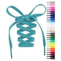 Handshop Flat Shoelaces 5/16", 31 Colors in 36"-72" Shoe Laces For Sneakers