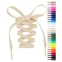 Handshop Flat Shoelaces 5/16", 31 Colors in 36"-72" Shoe Laces For Sneakers