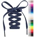 Handshop Flat Shoelaces 5/16", 31 Colors in 36"-72" Shoe Laces For Sneakers