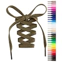 Handshop Flat Shoelaces 5/16", 31 Colors in 36"-72" Shoe Laces For Sneakers