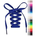 Handshop Flat Shoelaces 5/16", 31 Colors in 36"-72" Shoe Laces For Sneakers