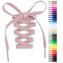 Handshop Flat Shoelaces 5/16", 31 Colors in 36"-72" Shoe Laces For Sneakers