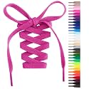 Handshop Flat Shoelaces 5/16", 31 Colors in 36"-72" Shoe Laces For Sneakers