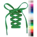 Handshop Flat Shoelaces 5/16", 31 Colors in 36"-72" Shoe Laces For Sneakers