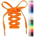 Handshop Flat Shoelaces 5/16", 31 Colors in 36"-72" Shoe Laces For Sneakers