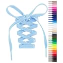 Handshop Flat Shoelaces 5/16", 31 Colors in 36"-72" Shoe Laces For Sneakers