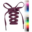 Handshop Flat Shoelaces 5/16", 31 Colors in 36"-72" Shoe Laces For Sneakers