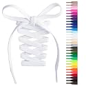 Handshop Flat Shoelaces 5/16", 31 Colors in 36"-72" Shoe Laces For Sneakers