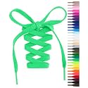 Handshop Flat Shoelaces 5/16", 31 Colors in 36"-72" Shoe Laces For Sneakers