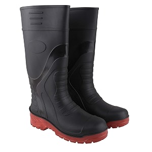 handu 1134 inch size - 9 soft toe gumboots density puncture tear resistant anti-slip inside lining-fabric gumboot
