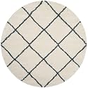 Handwoven Premium Round Shaggy Fur Rugs and