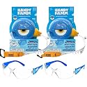 Handy Famm Kids Tape Measure &amp; Safety Glasses Bundle, 2 of Each, Ages 3-9