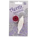 Handy Hands Aerlit Tatting Shuttle with 2 bobbins SHH436 Vanilla Raspberry