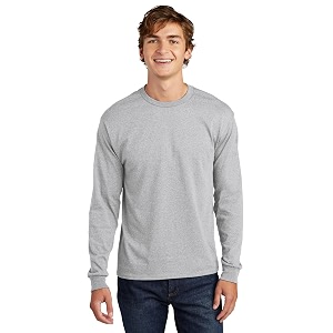 Hanes 5.2 oz. ComfortSoft Cotton Long-Sleeve T-Shirt
