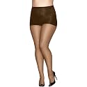 Hanes Absolutely Ultra Sheer Women's Control Top, Reinforced Toe, Plus Size Tights