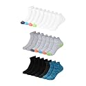 Hanes Boys' Ankle Socks for Boys - Super Value 22-pack Quarter Socks - Lightweight Comfort - No Slip Fit Ez Sort