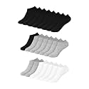 Hanes Boys' Ankle Socks for Boys - Super Value 22-pack Quarter Socks - Lightweight Comfort - No Slip Fit Ez Sort