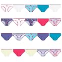 Hanes Girls' Hanes Girls' 20-pack Tagless Cotton Brief Panties