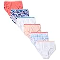Hanes Girls' Hanes Girls' 20-pack Tagless Cotton Brief Panties
