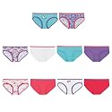 Hanes Girls' Hanes Girls' 20-pack Tagless Cotton Brief Panties