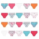 Hanes Girls' Hanes Girls' 20-pack Tagless Cotton Brief Panties