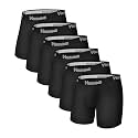 Hanes Men's Boxer Brief Underwear Pack, Stretch Cotton Boxer Briefs for Men, Moisture-wicking, 6-pack