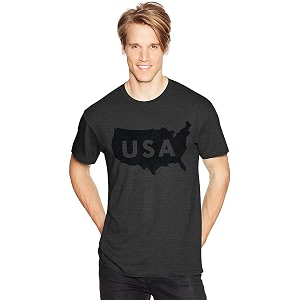 Hanes Mens Graphic T-Shirt - Rugged Outdoor