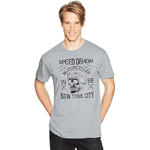 Hanes Mens Graphic T-Shirt - Rugged Outdoor
