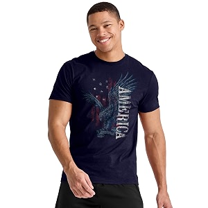 Hanes Mens Graphic T-Shirt - Rugged Outdoor
