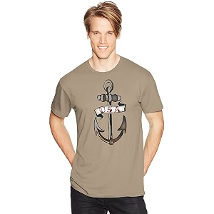 Hanes Mens Graphic T-Shirt - Rugged Outdoor