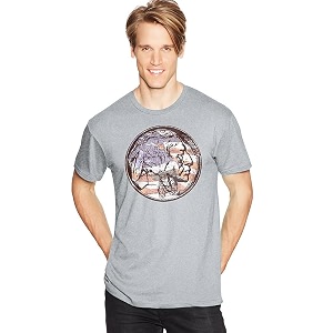 Hanes Mens Graphic T-Shirt - Rugged Outdoor