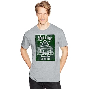 Hanes Mens Graphic T-Shirt - Rugged Outdoor
