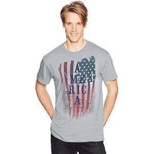 Hanes Mens Graphic T-Shirt - Rugged Outdoor