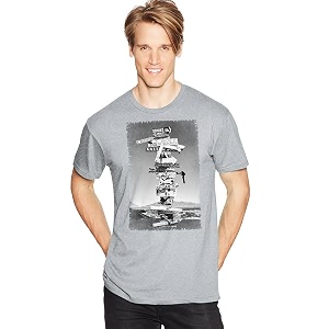 Hanes Mens Graphic T-Shirt - Rugged Outdoor