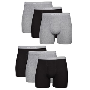 Hanes Mens Underwear Boxer Briefs Cool Dri