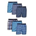 Hanes Men's Underwear Boxers Pack, Cool &amp; Breathable Cotton Underwear, Moisture-Wicking Boxers for Men