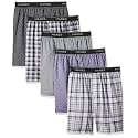 Hanes Men's Underwear Boxers Pack, Cool &amp; Breathable Cotton Underwear, Moisture-Wicking Boxers for Men
