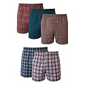 Hanes Men's Underwear Boxers Pack, Cool &amp; Breathable Cotton Underwear, Moisture-Wicking Boxers for Men