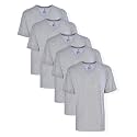 Hanes Men's V-Neck Undershirts, Tag-Free 100% Cotton Multipack Tall Size Basics Soft T-Shirts