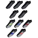 Hanes Ultimate Boys' Crew Performance Sport Socks, 10-Pair Packs