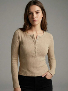 HANG N HOLD Casual Self Design Women
