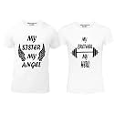 Hangout Hub Sibling Tshirts Brother Sister Angel