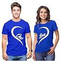 Hangout Hub | Couple Tshirts | One Love Heart | Matching Dress| Set of 2