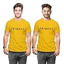 Hangout Hub Friends Printed Round Neck Half