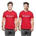 Hangout Hub Friends Printed Round Neck Half